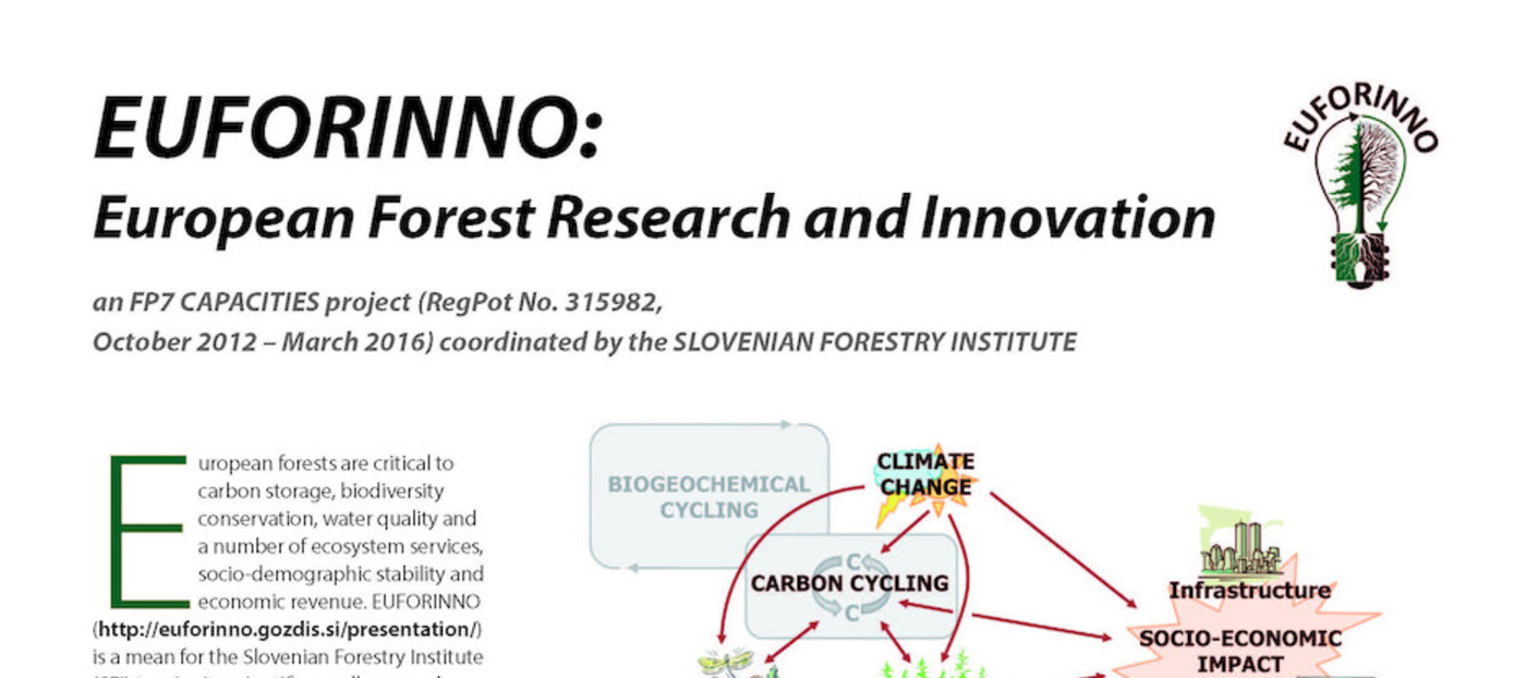 Gozdarski inštitut Slovenije s projektom EUFORINNO predstavljen tudi evropskim komisarjem, evropskim parlamentarcem in drugim deležnikom v Evropski uniji
