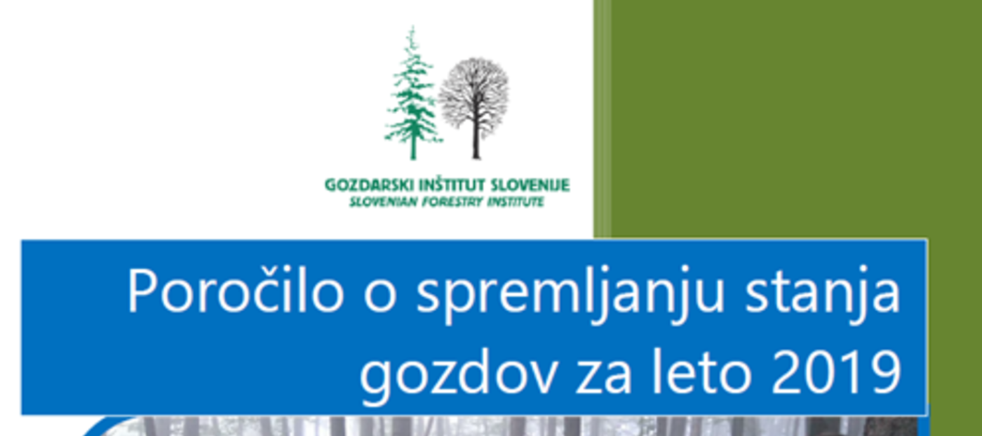 Poudarki Poročila o spremljanju stanja gozdov za leto 2019